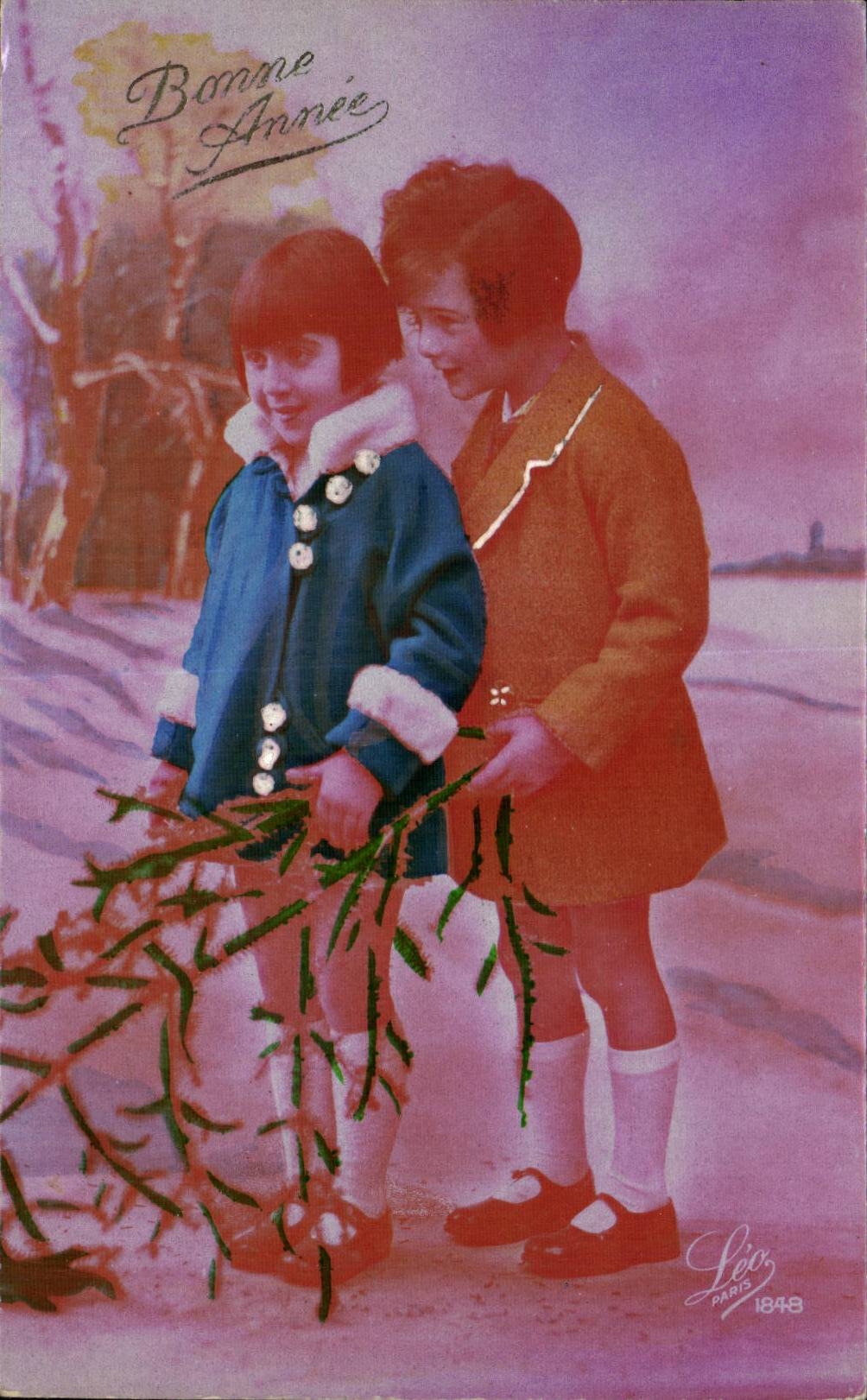 CPA Fantasy Children Happy New Year