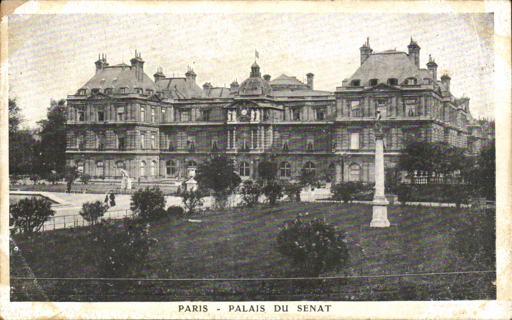 Paris CPA palate of the Senate