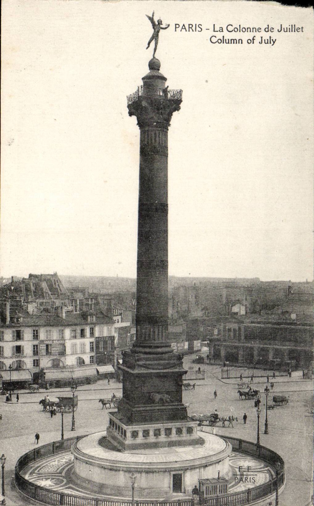 Spalte Paris-CPA von Juli