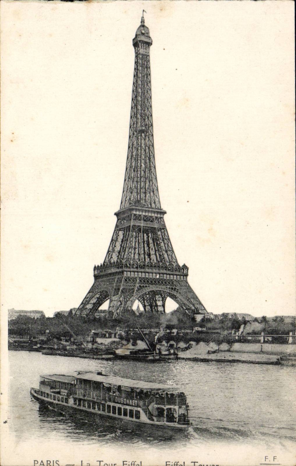 Paris CPA Eiffel Tower