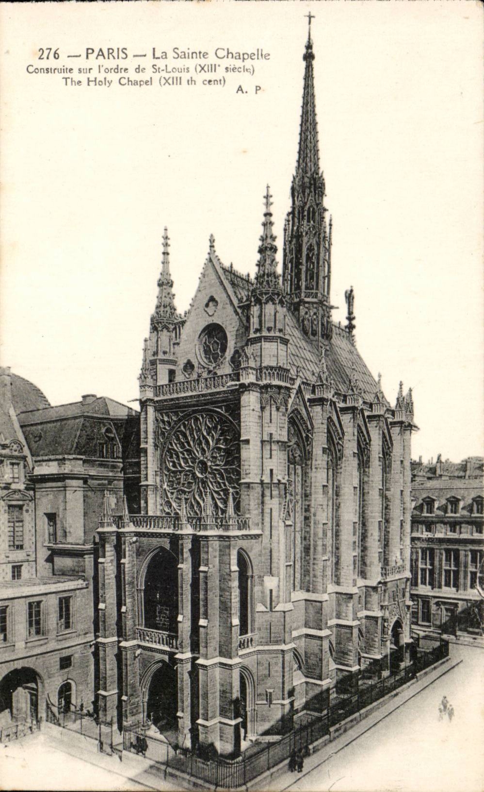 Paris CPA Sainte chapelle