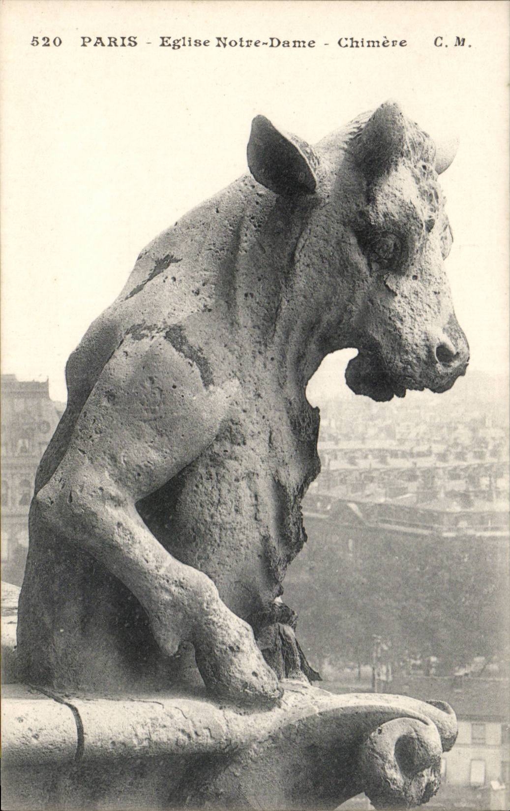 Paris CPA Notre Dame Chimere