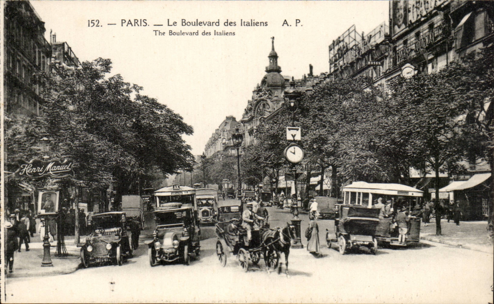 Paris CPA Boulevard des italiens
