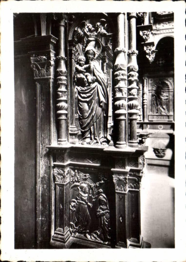 Saint Bertrand de Comminges CPA Chorus of the cathedral Annunciation and crowning of the virgin