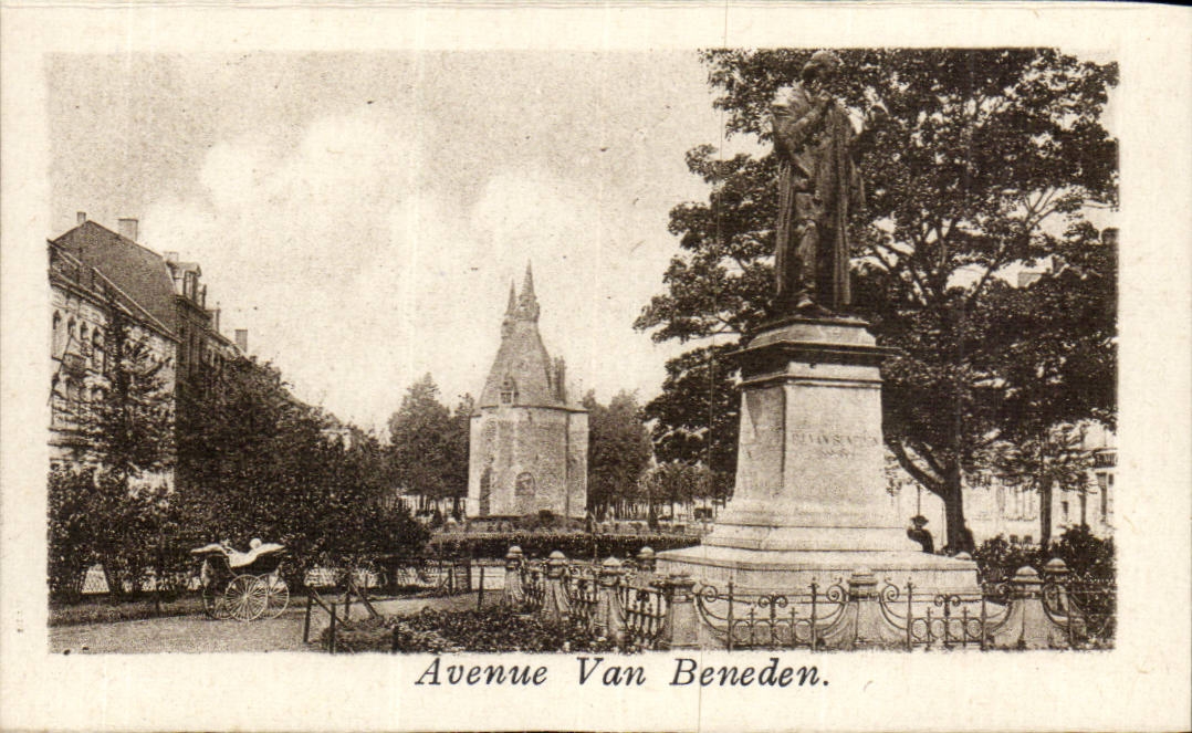 Belgium Malignant CPA Aveneu VAn Beneden