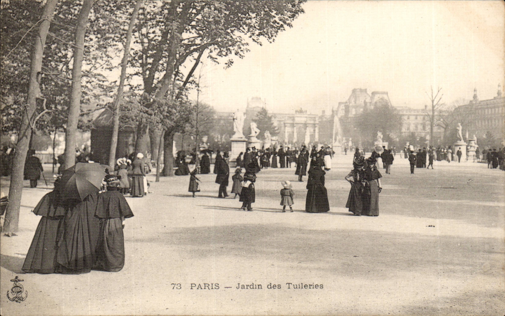 CPA Paris Jardin des Tuileries