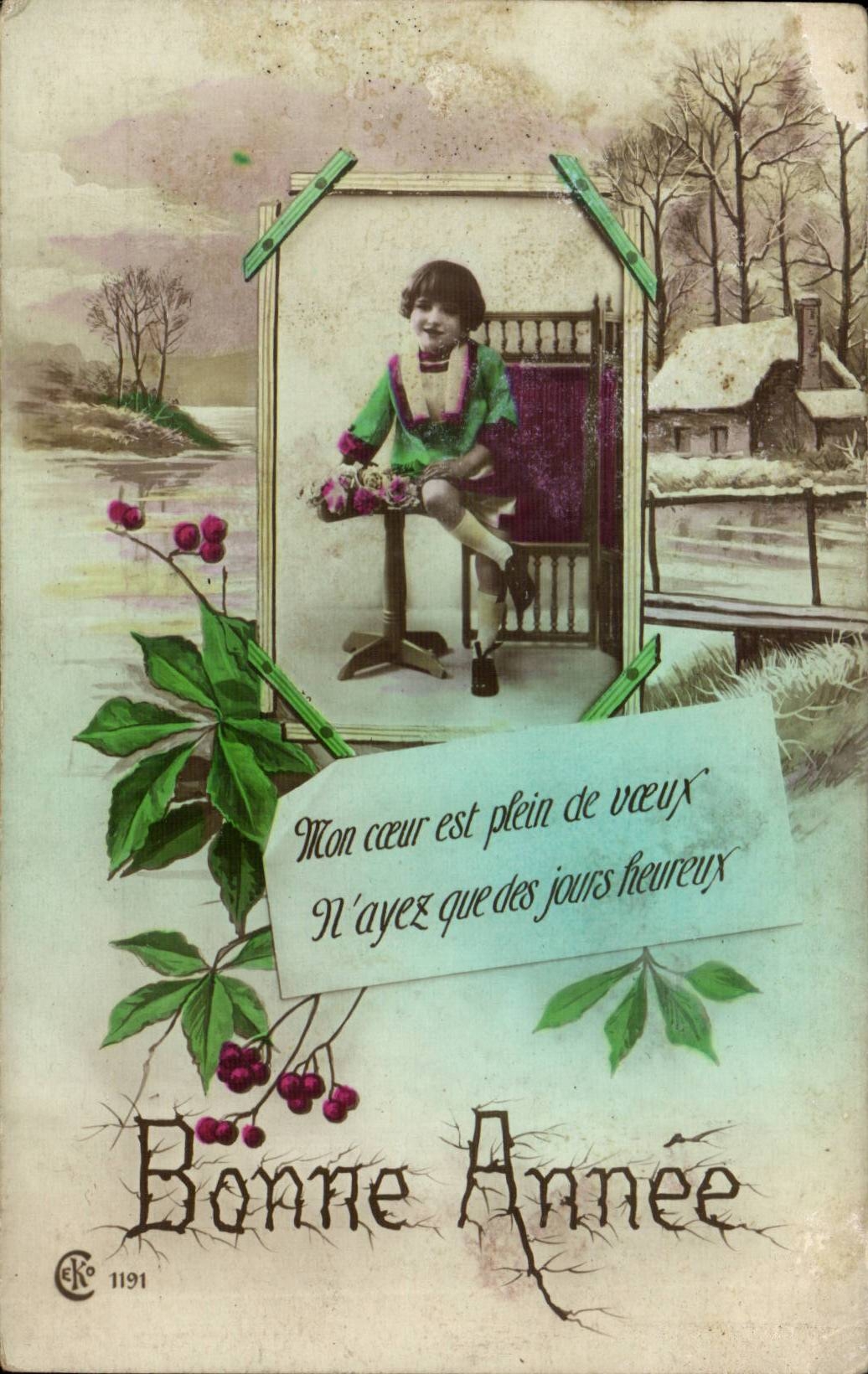 CPA Fantasy Child Happy New Year