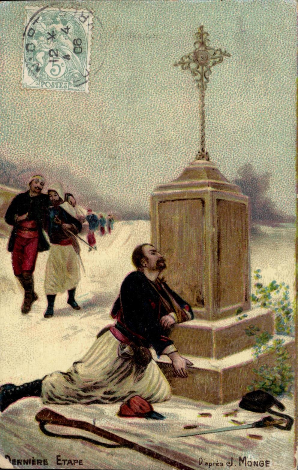 CPA Fantasy Militaria Zouave