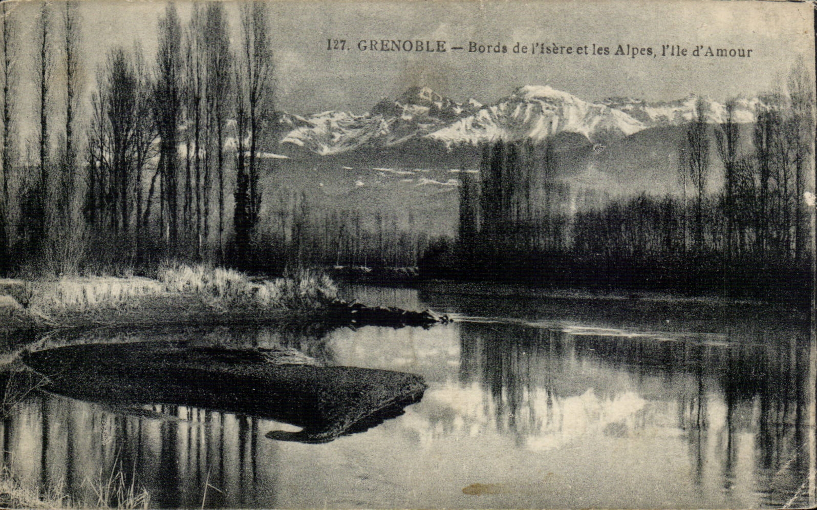 Rander Grenoble-CPA des Isere und der Alpen die Insel der Liebe