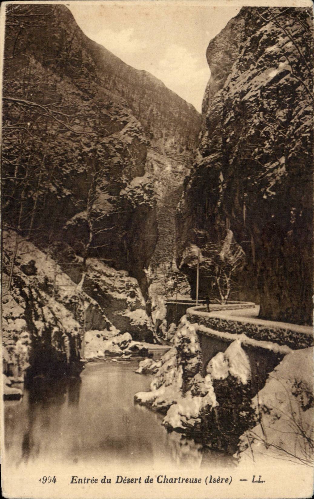 CPA Eingang der Wuste von Chartreuse