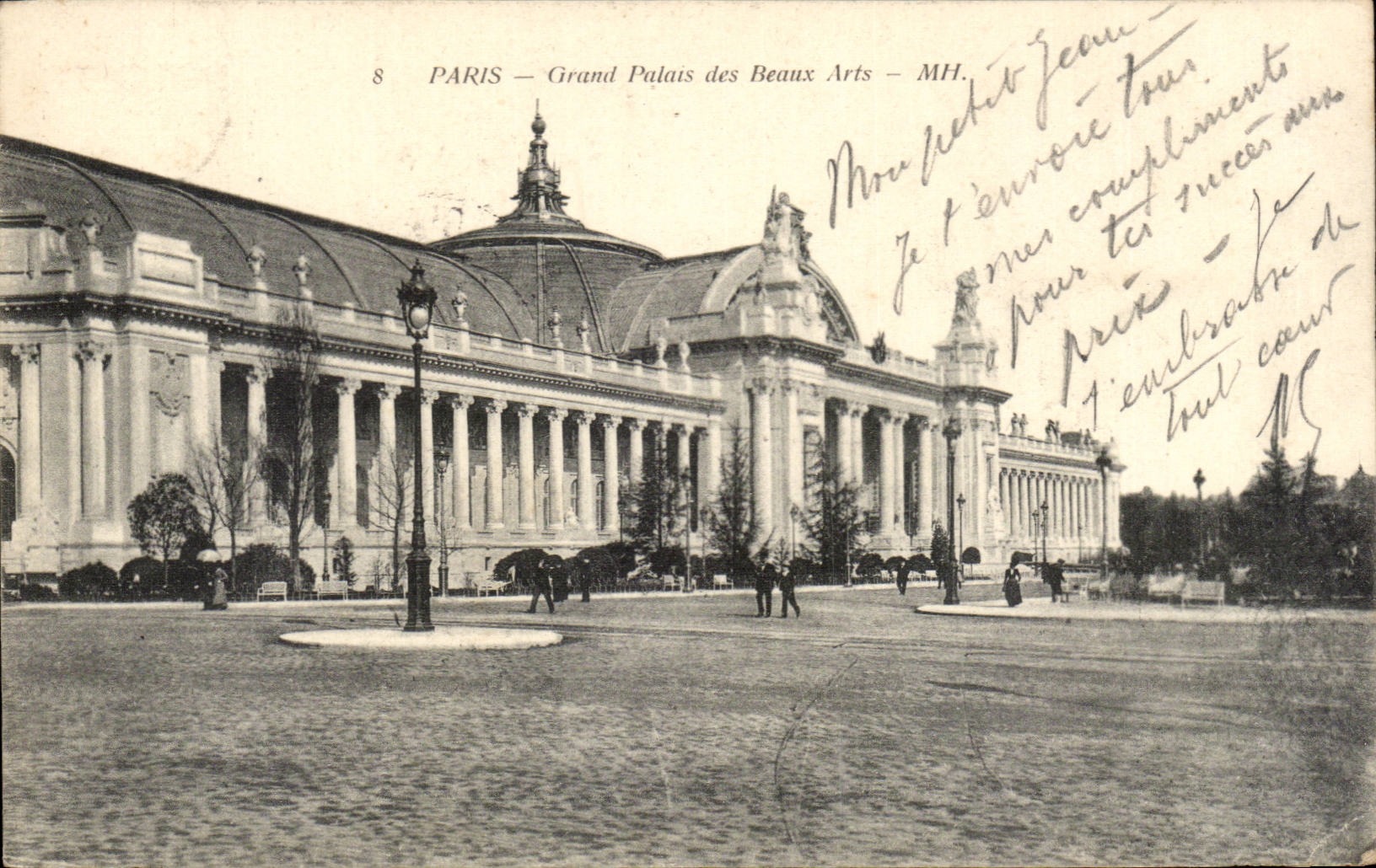 Paris CPA Palate of Beautiful arts