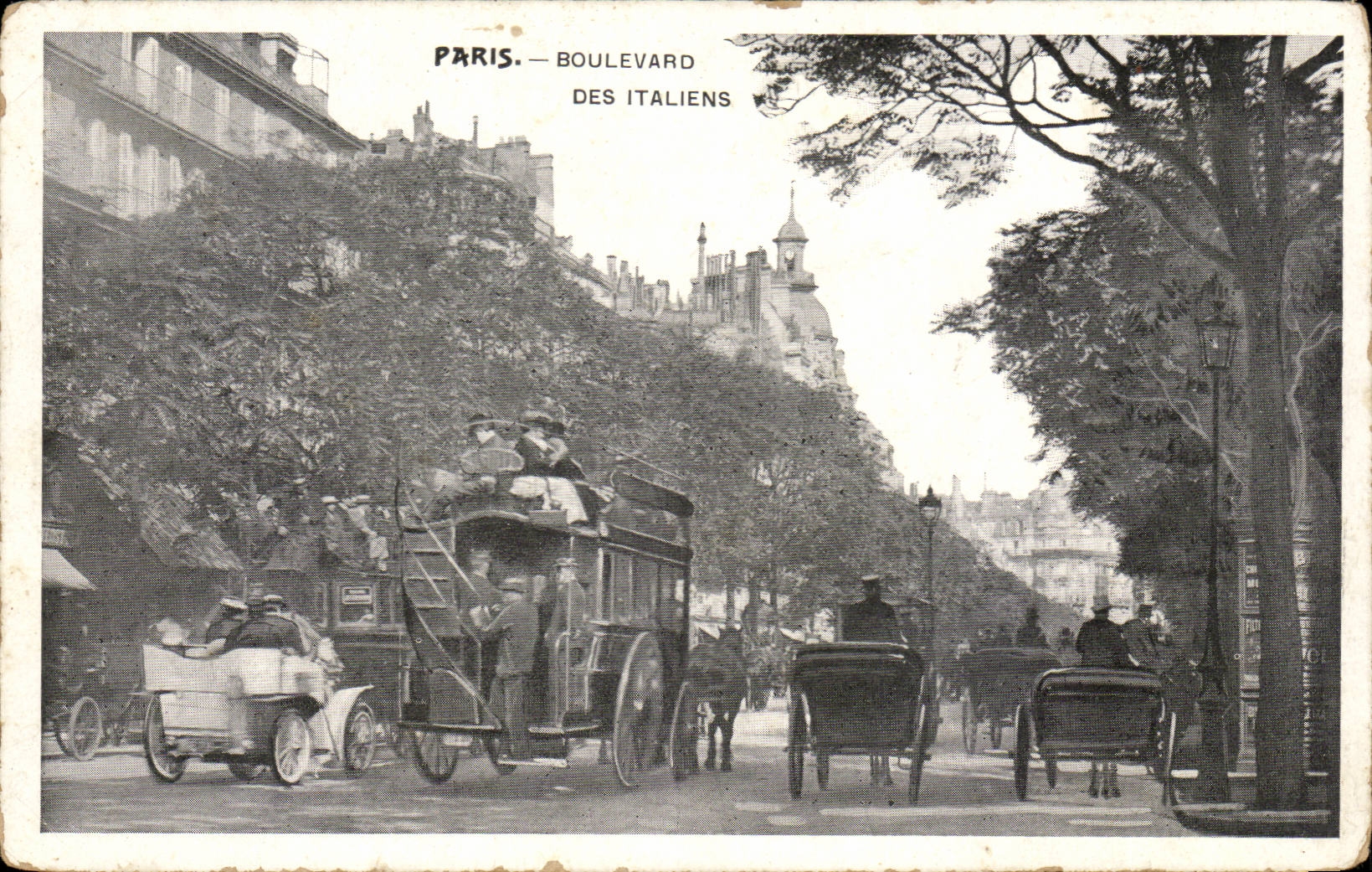 Paris CPA Boulevard des italiens