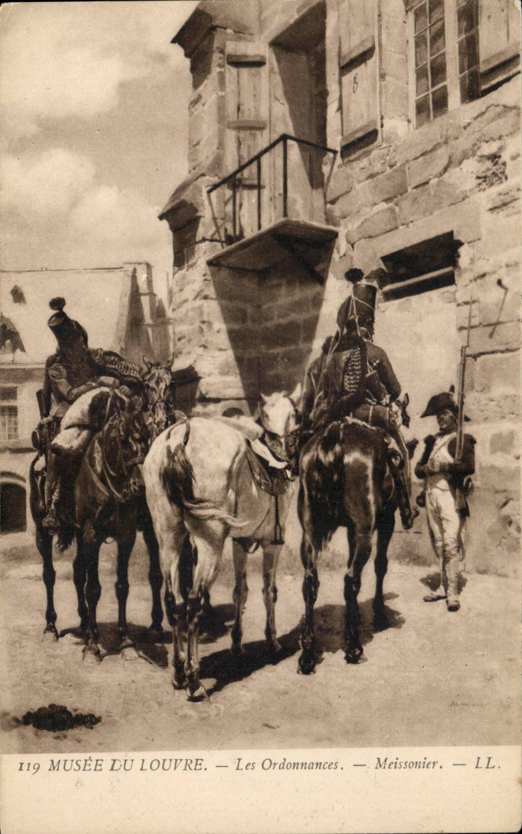 CPA Museum des Luftschlitzes die Befehle konstantes Meissonier Militaria