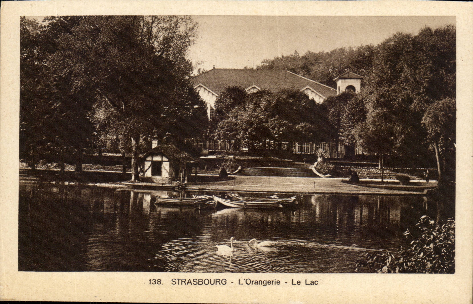 Strasbourg CPA the orangery the lake