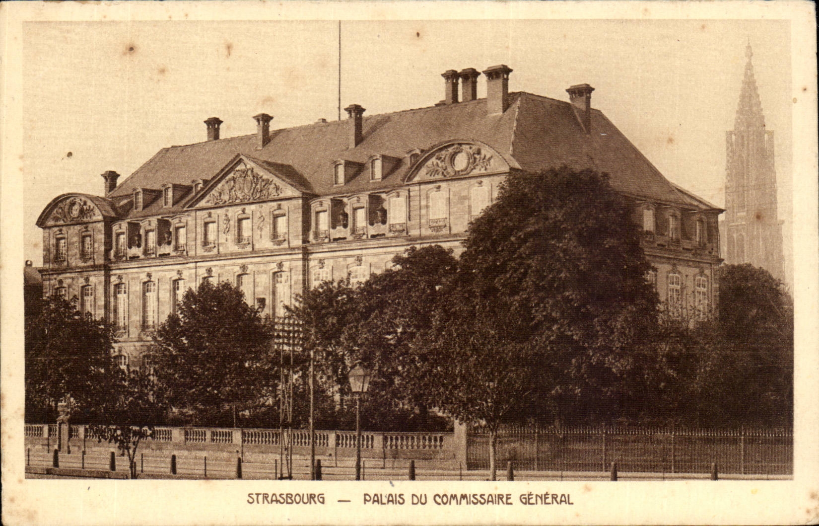Strasbourg CPA Palate of the general Police chief