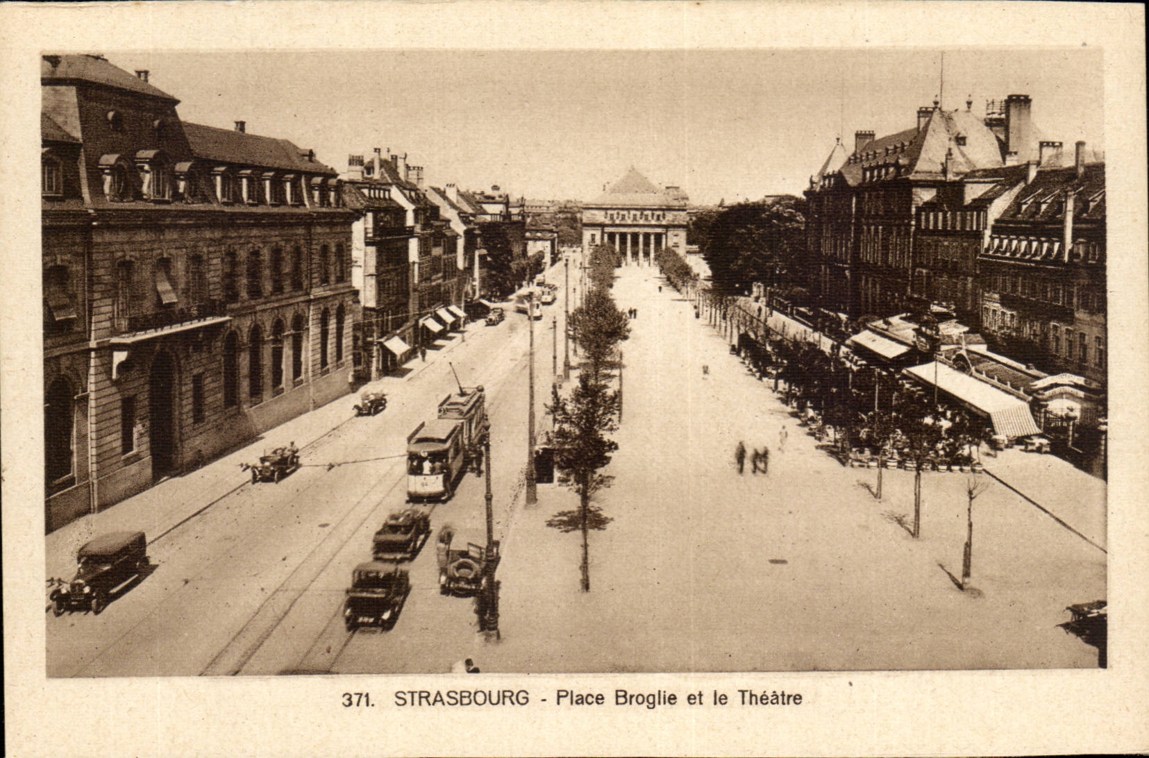 Strasbourg CPA places Broglie and the theater