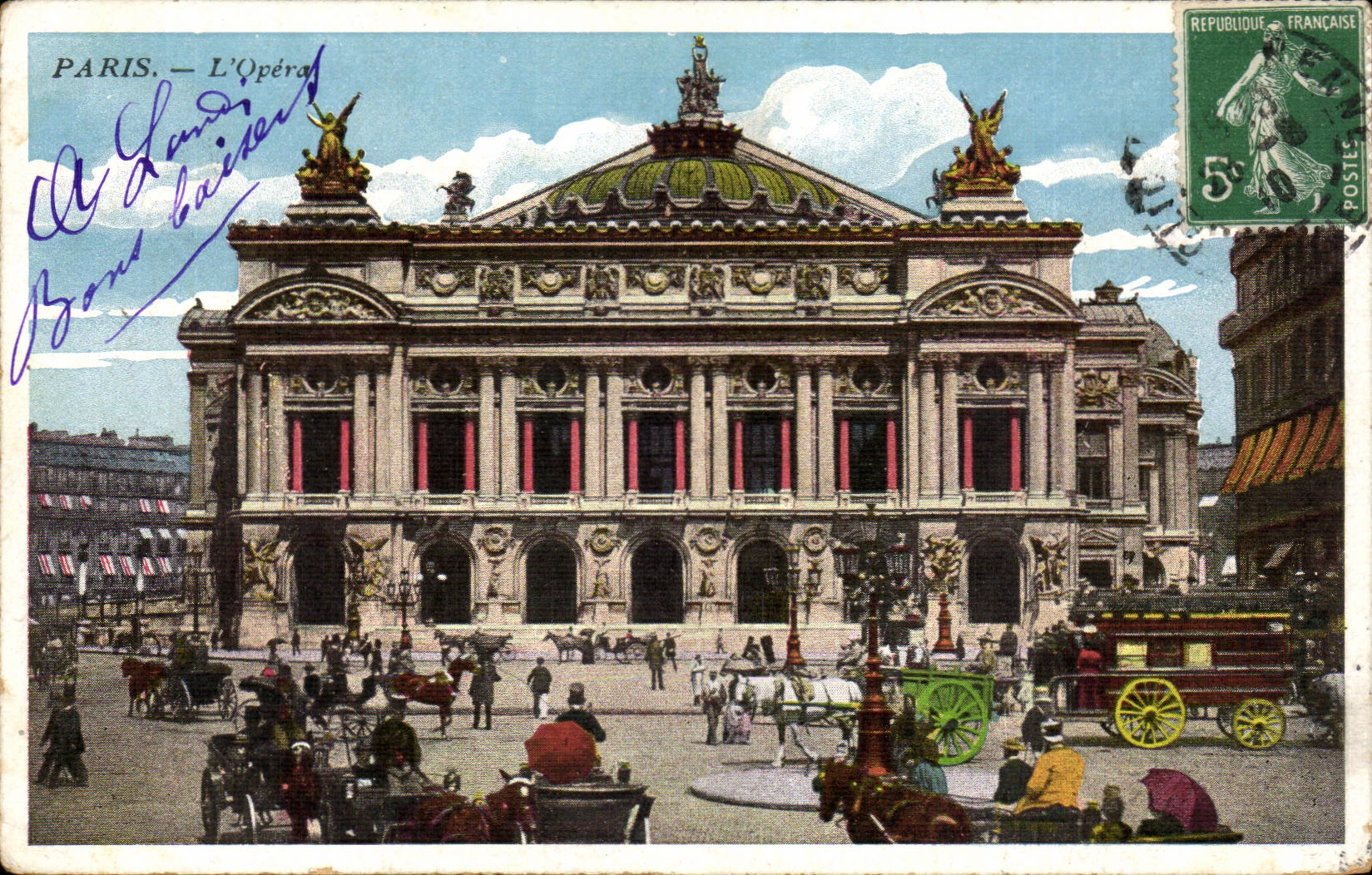 Paris CPA L'opera 