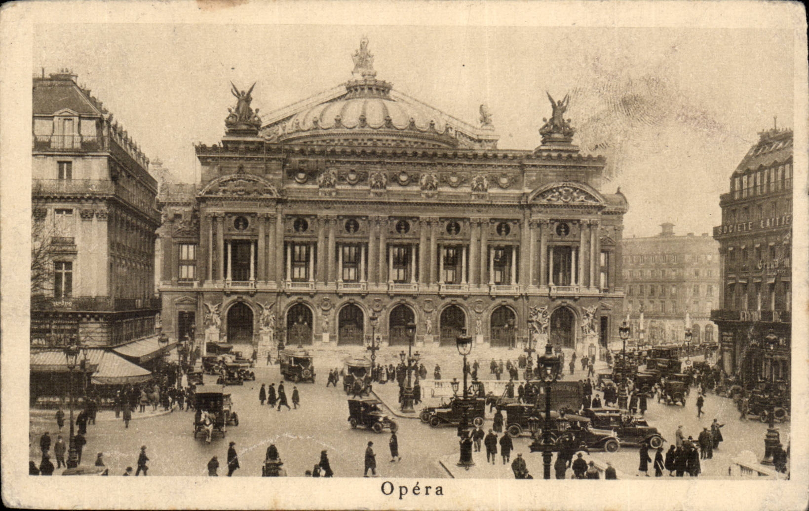 Paris CPA L'opera 