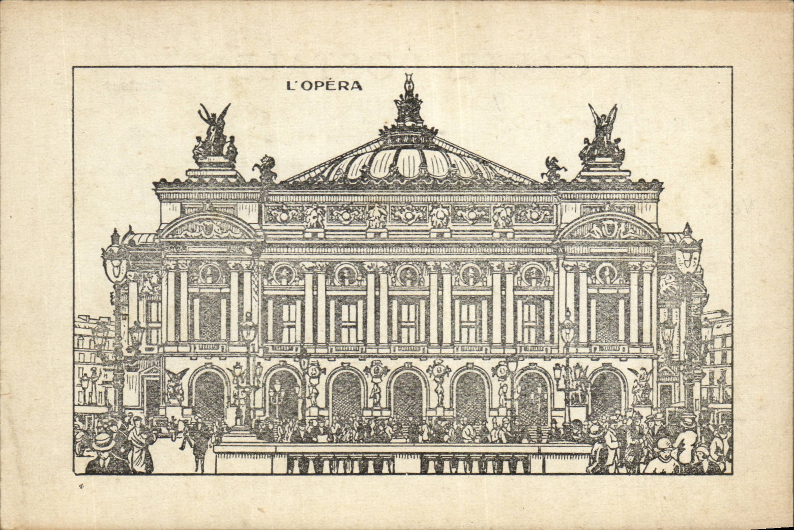 Paris CPA Theatre de l'opera 
