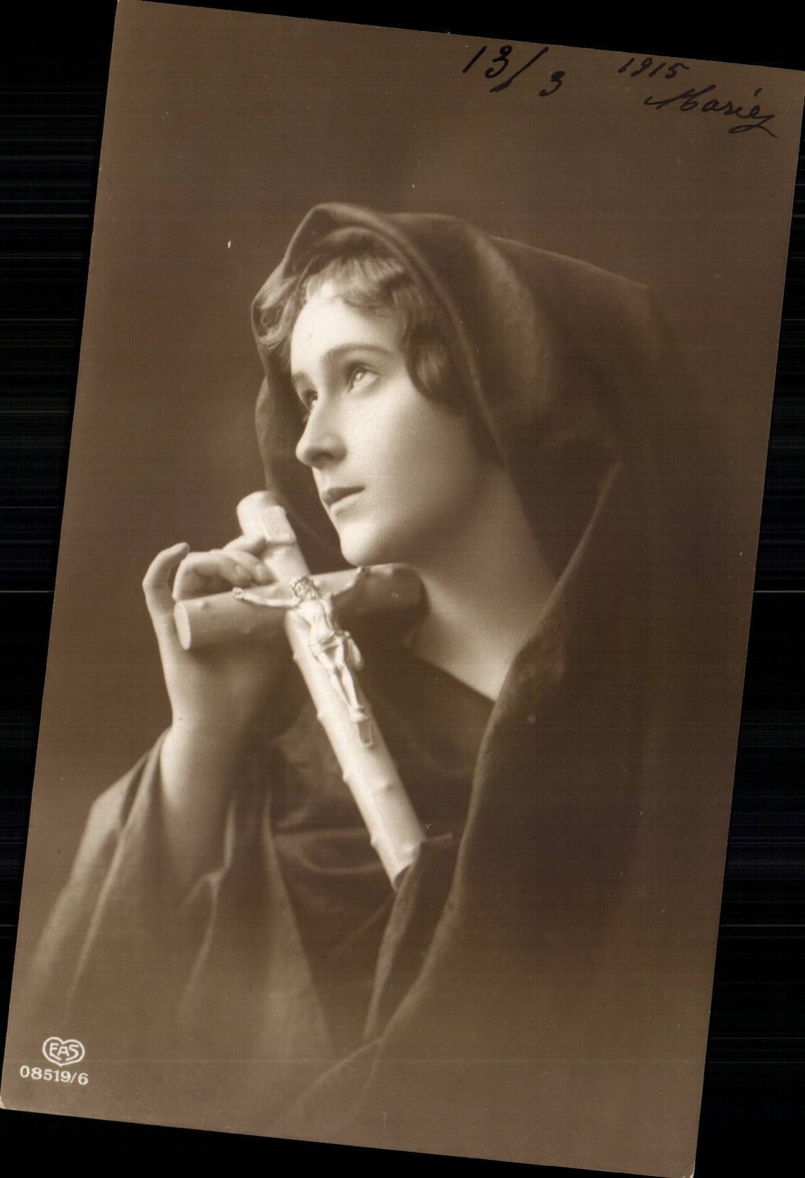 CPA Fantasy Child Christ Cross