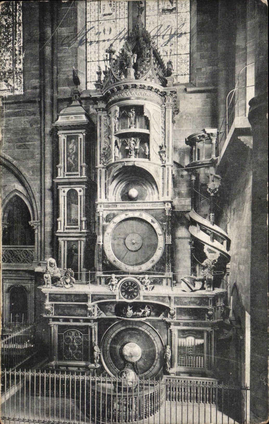 Astronomical Strasbourg CPA Clock