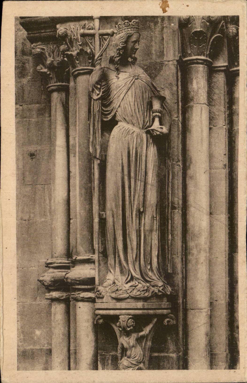 Strasbourg CPA cathedral Crowning of the virgin