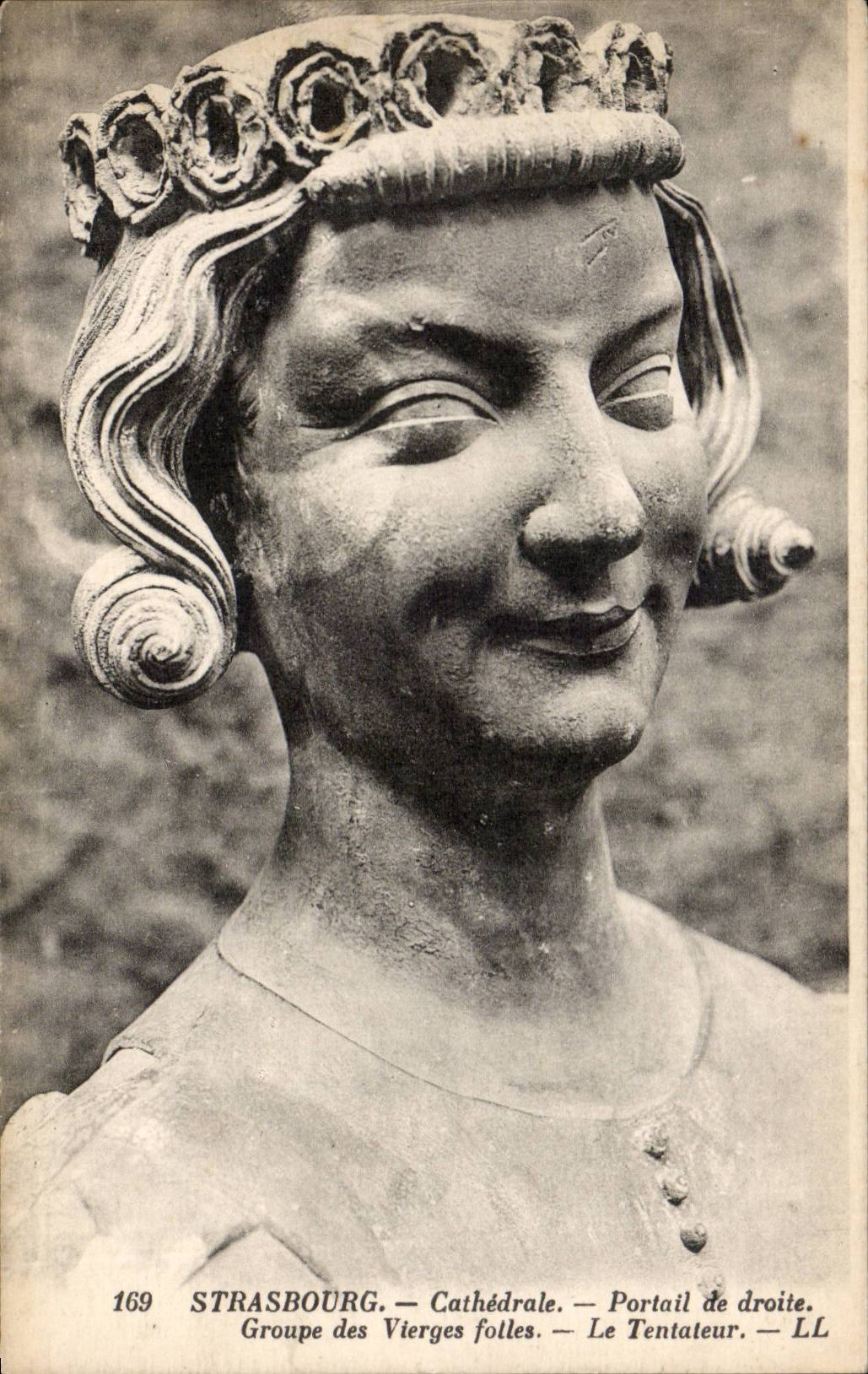 Strasbourg CPA Portail cathedral of right-hand side Groups insane virgins