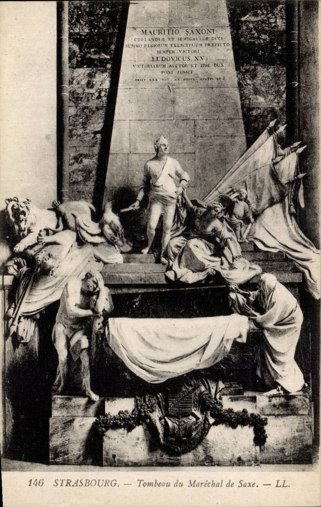 Strasbourg CPA Tomb of the Marshal of Saxony