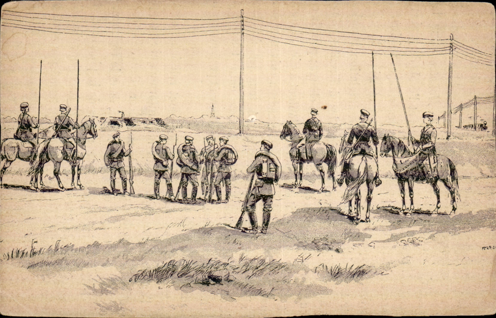 CPA Militaria Soldiers