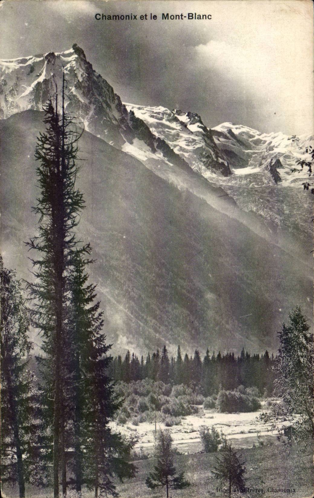 CPA Chamonix et le Mont Blanc