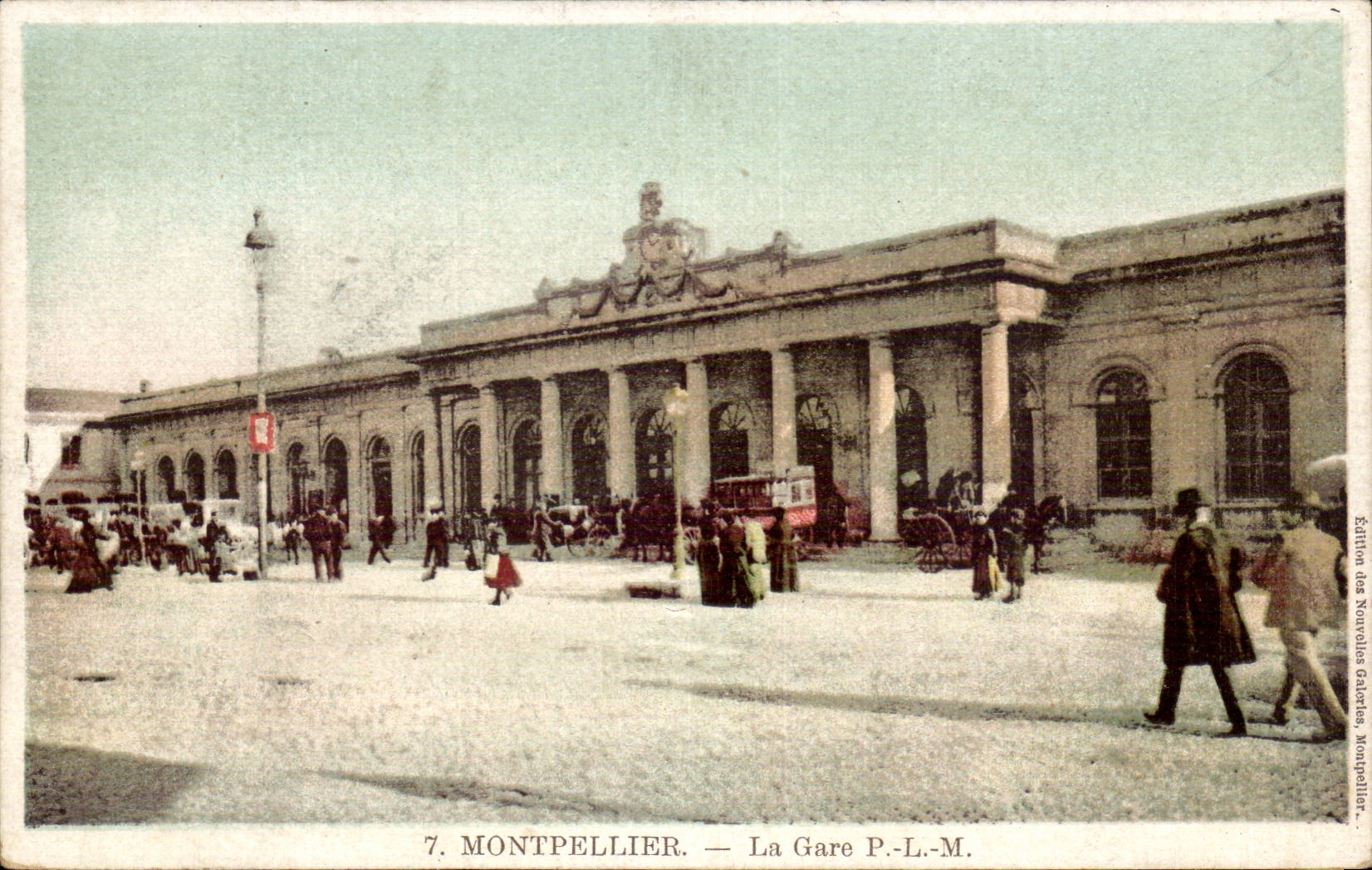 CPA Montpellier La gare PLM
