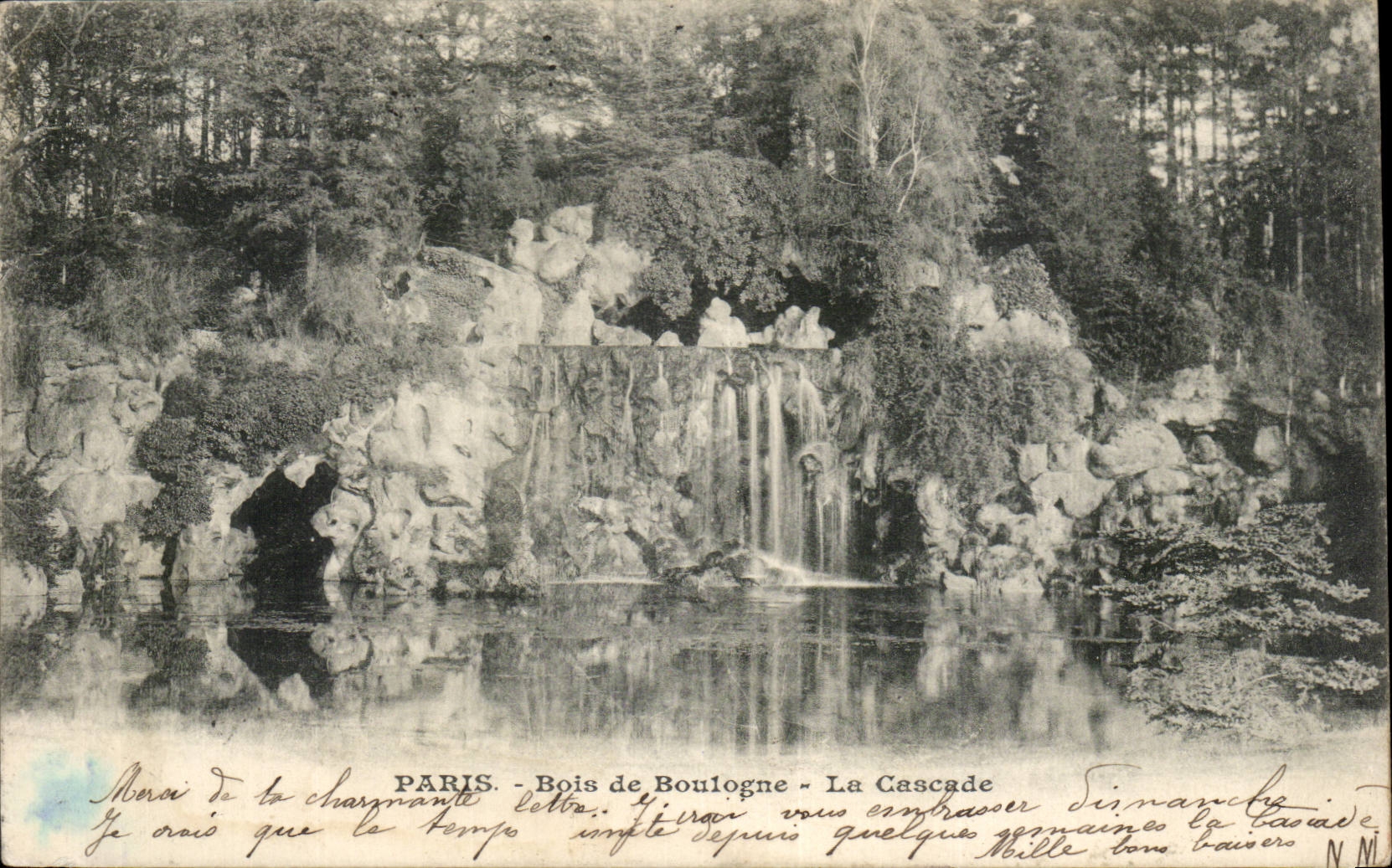 Paris CPA Bois de Boulogne La cascade