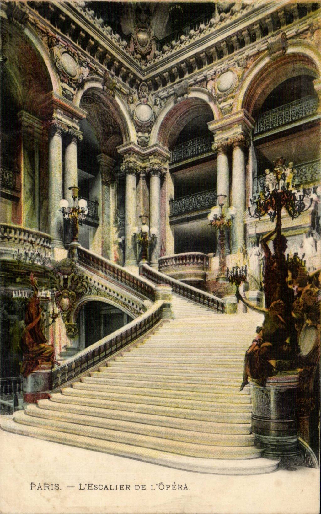 Paris CPA Opera Escalier