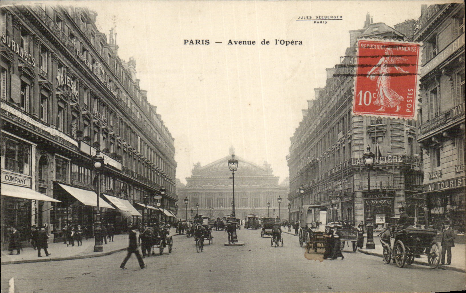 Paris CPA Which occurred of the opera