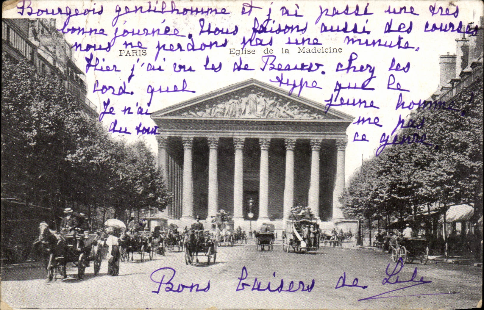 Paris CPA Church of the Madeleine