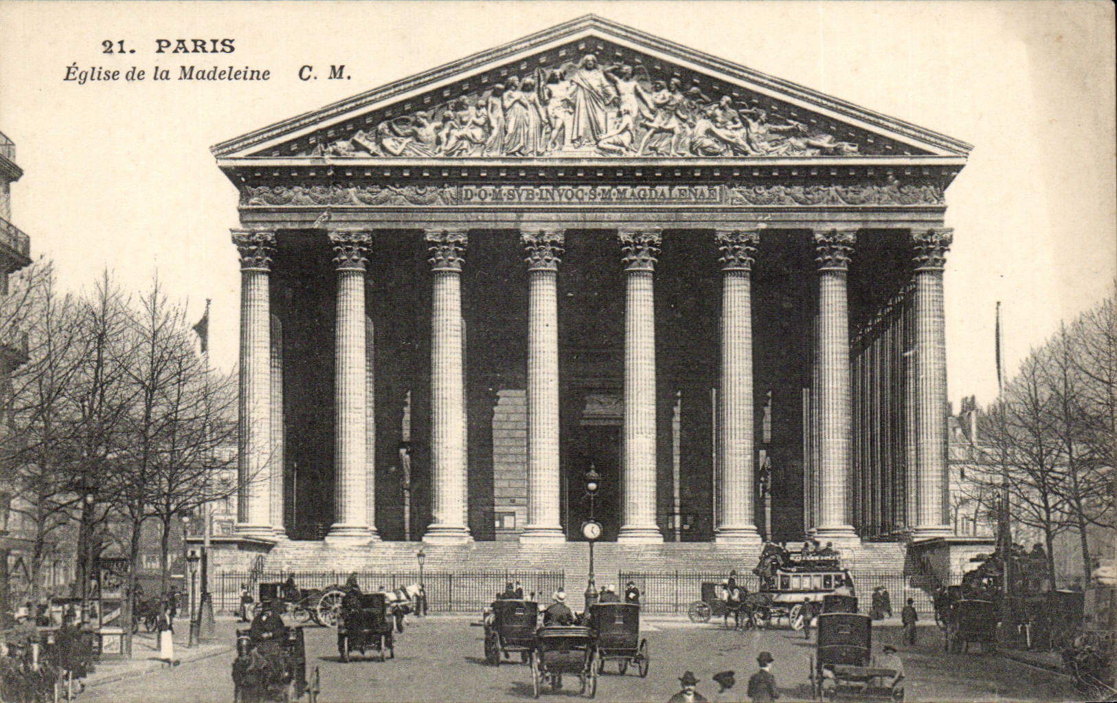 Paris CPA Church of the Madeleine