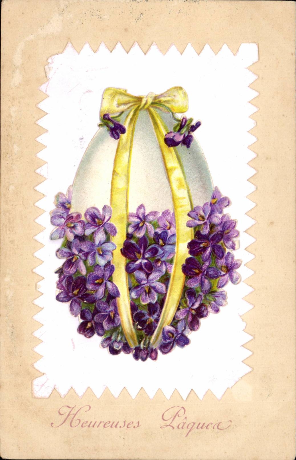 CPA Phantasie-Eifass Ostern