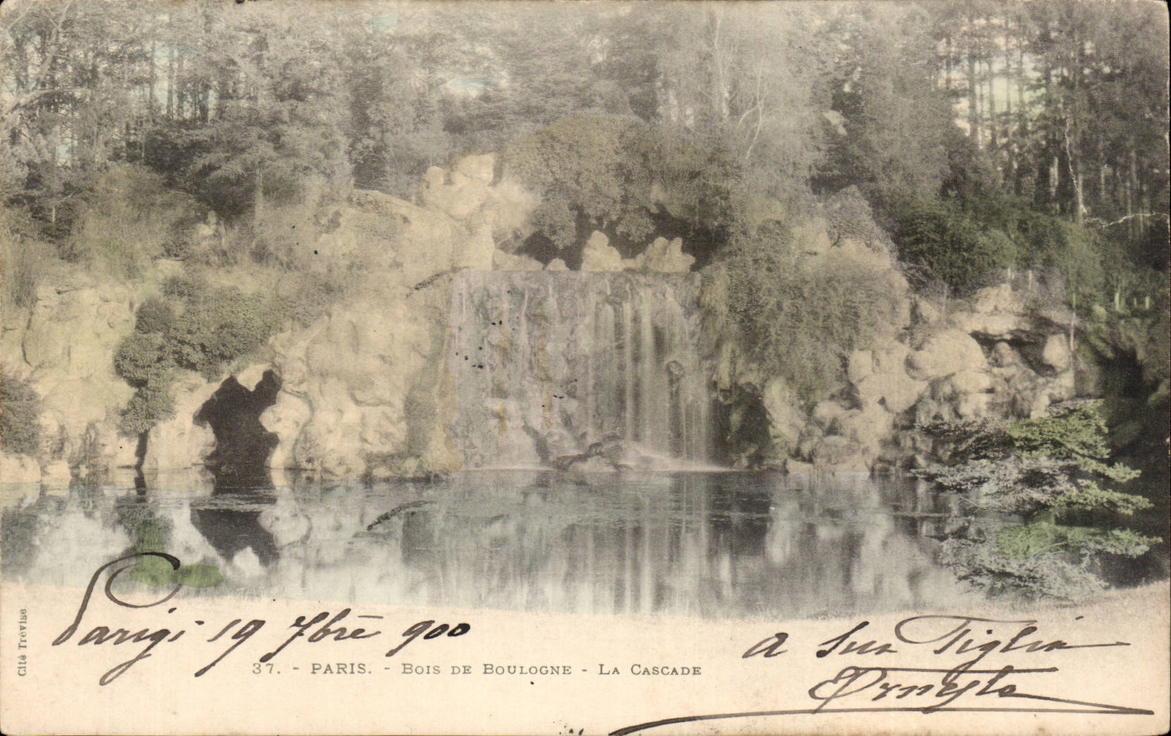 Paris CPA Bois de Boulogne la cascade