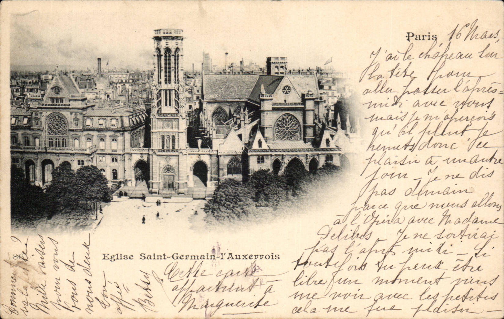 Paris CPA Eglise Saint Germain l'auxerrois
