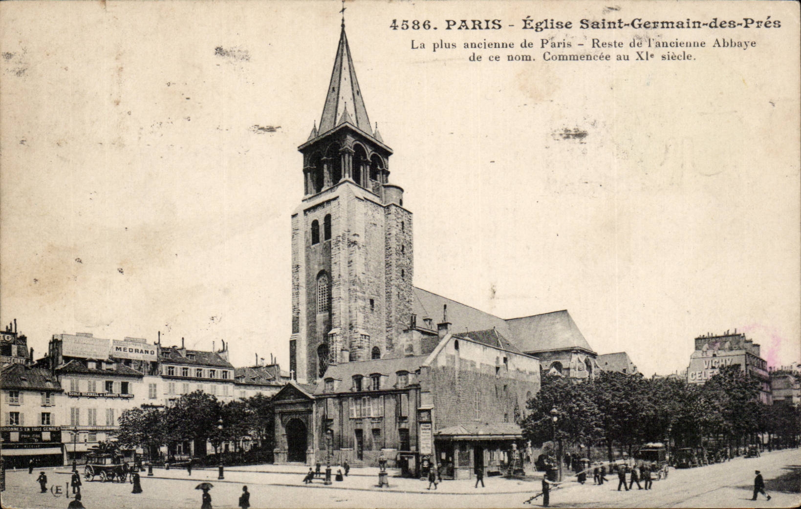 Paris CPA Church Saint Germain of Near