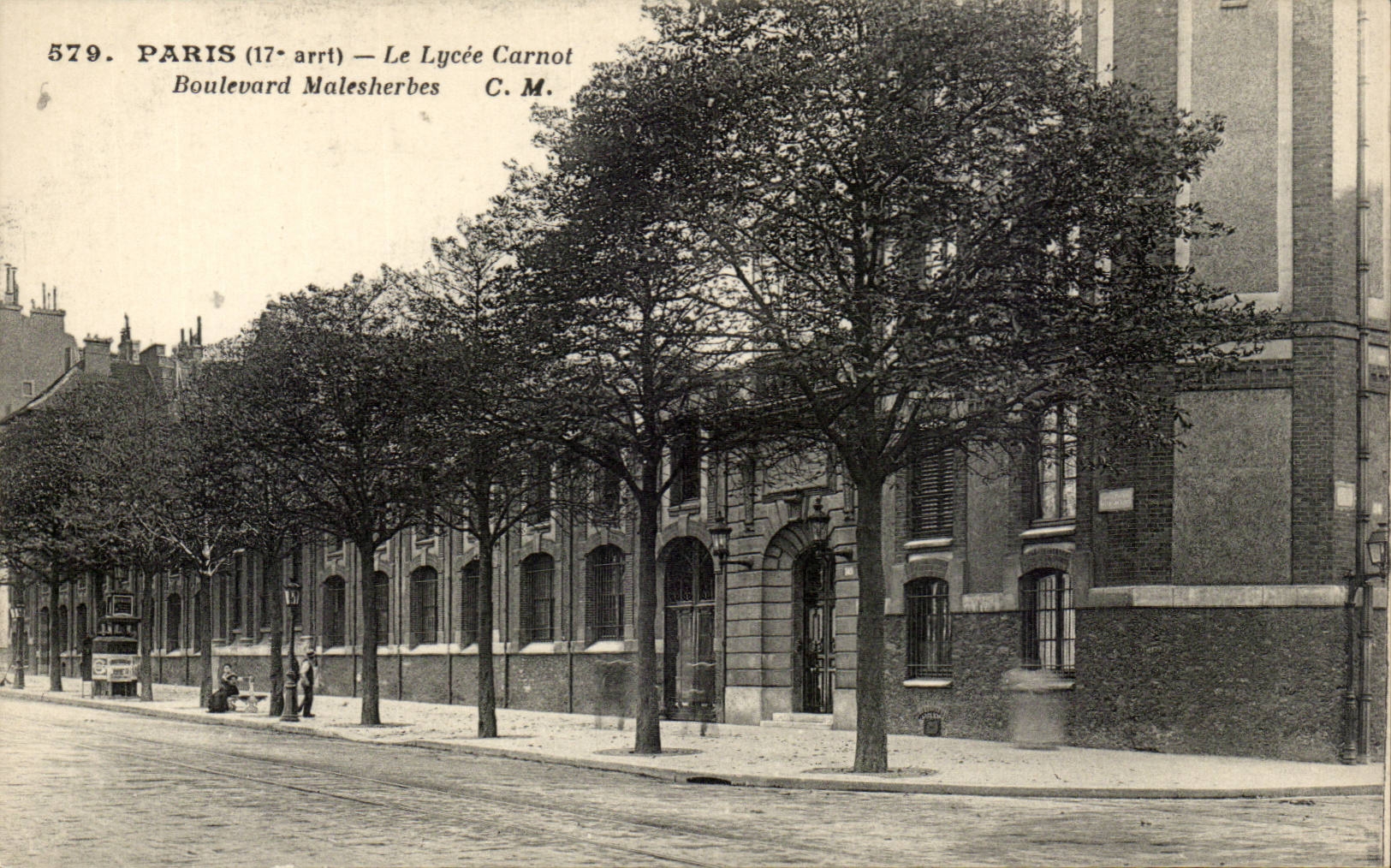 Paris CPA the college Carnot Boulevard malesherbes