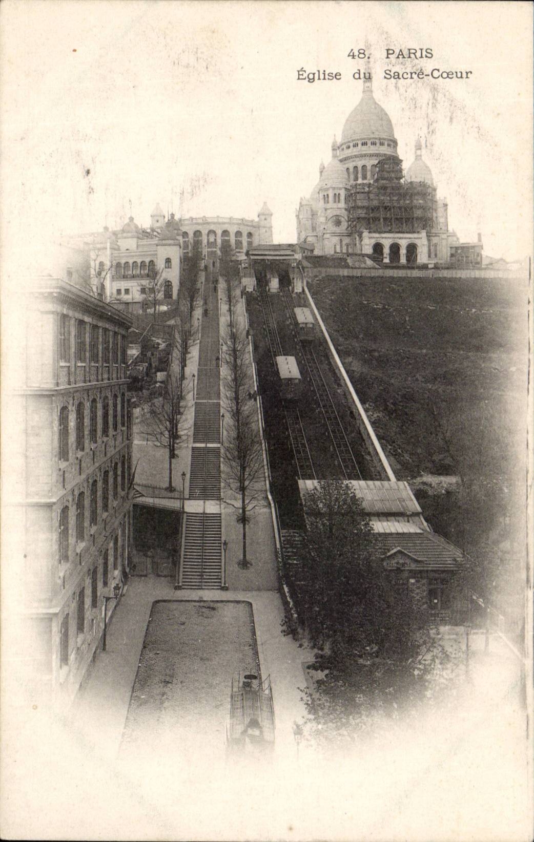 Paris CPA Eglise du Sacre Coeur Montmartre