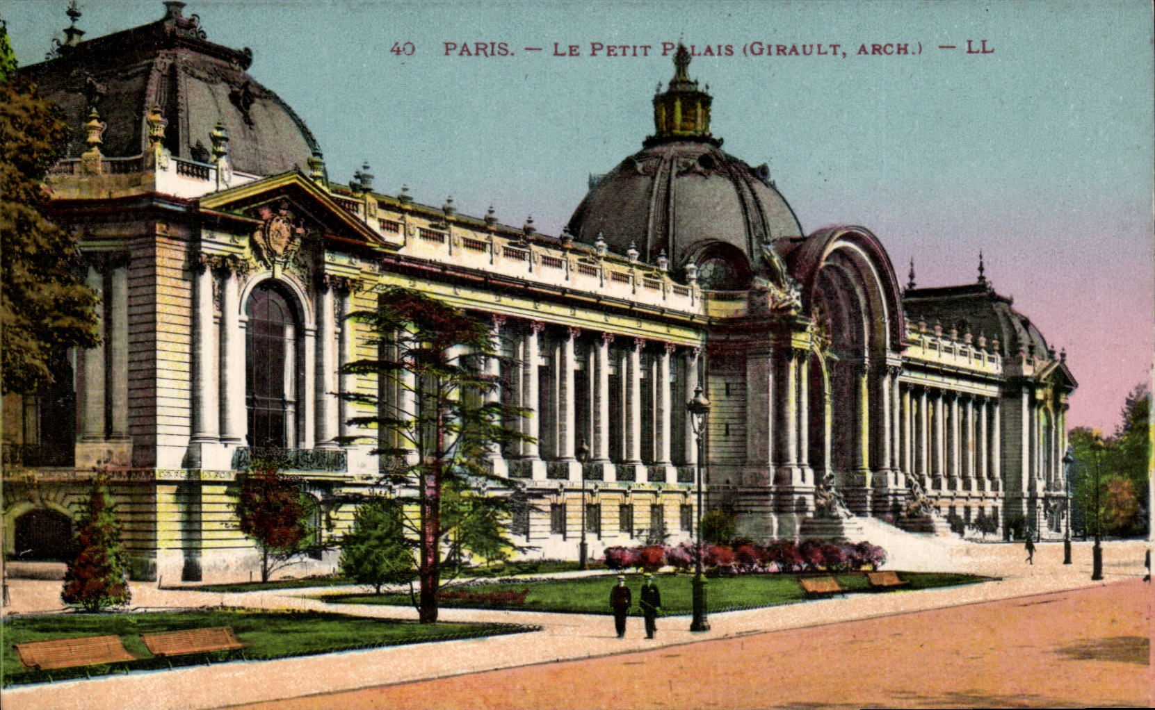 Paris CPA Small palace (Girault)