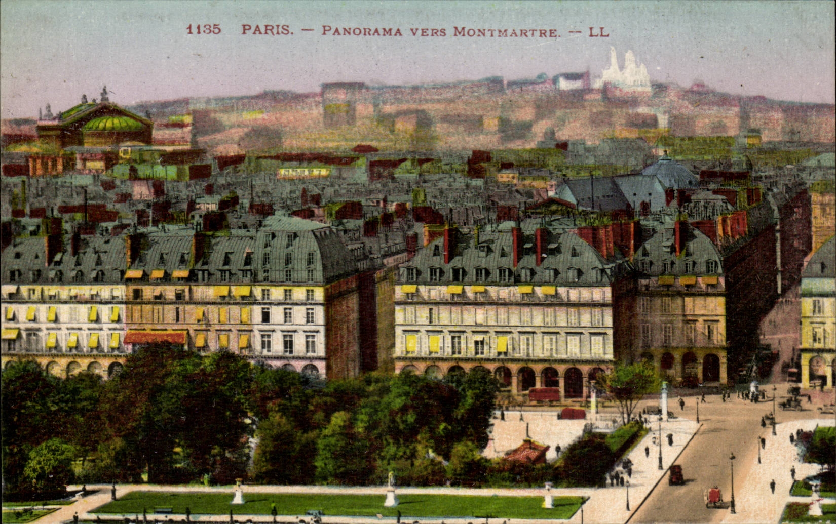 Paris CPA Panorama vers Montmartre