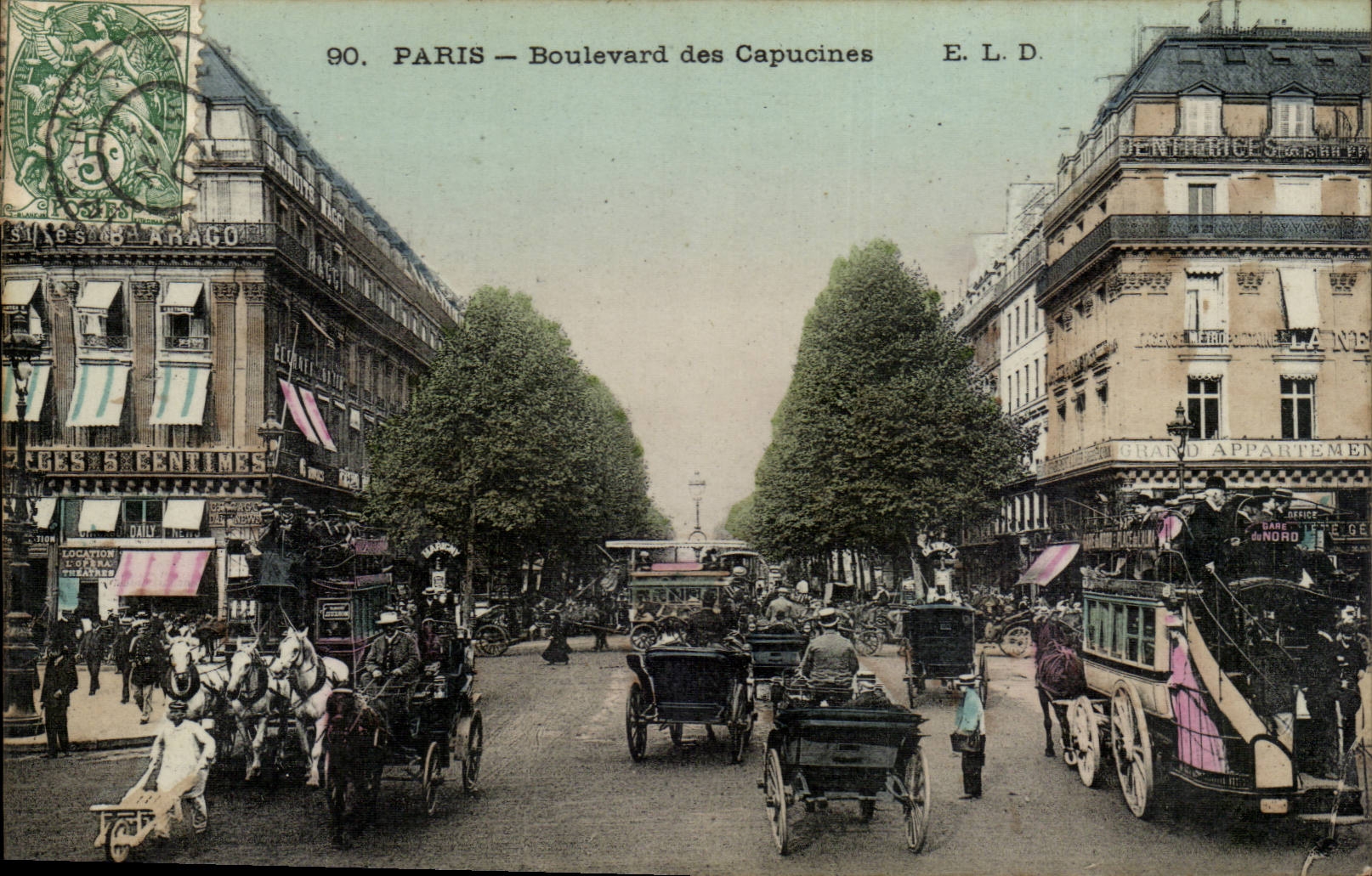 Paris CPA Boulevard des CApucines