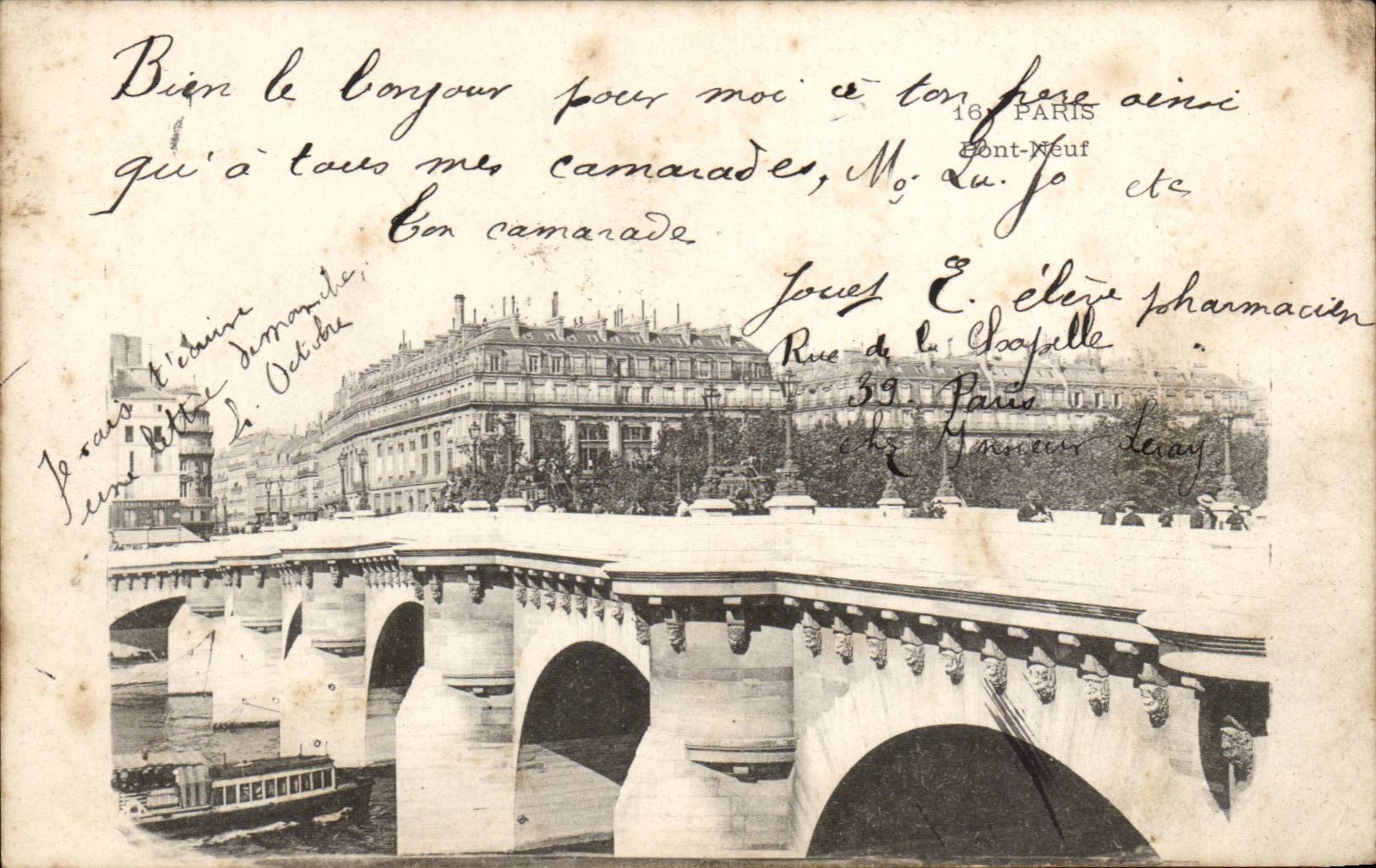 Paris CPA Pont neuf
