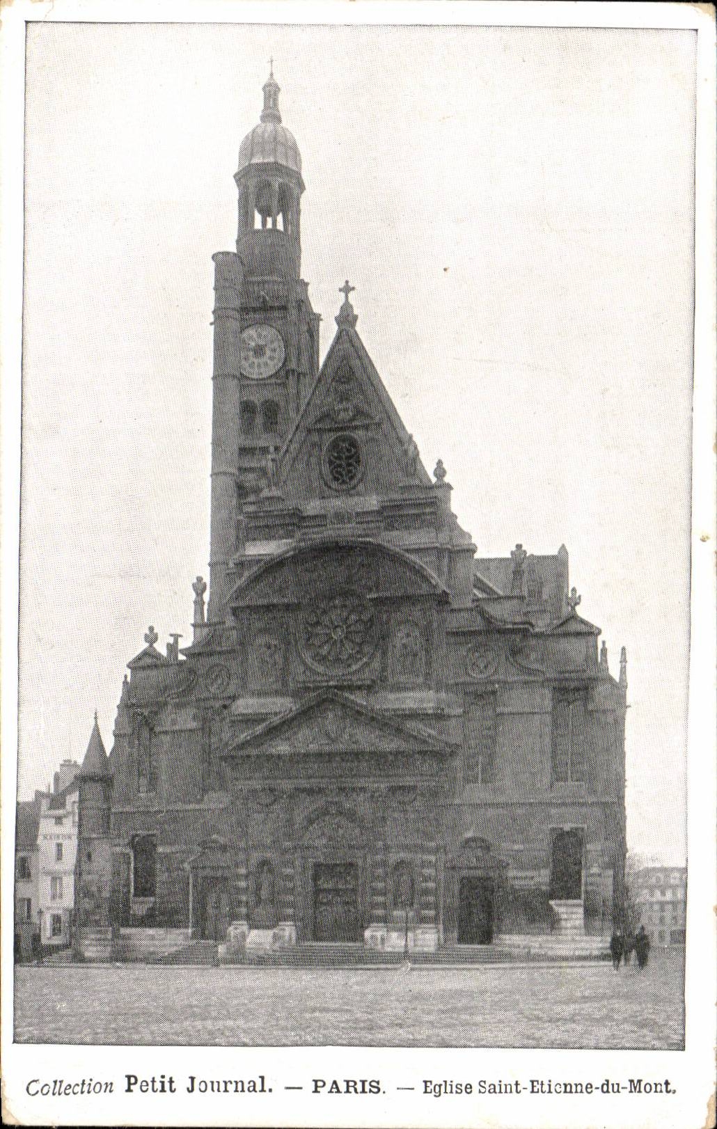 Paris CPA Church Saint Etienne of the mount