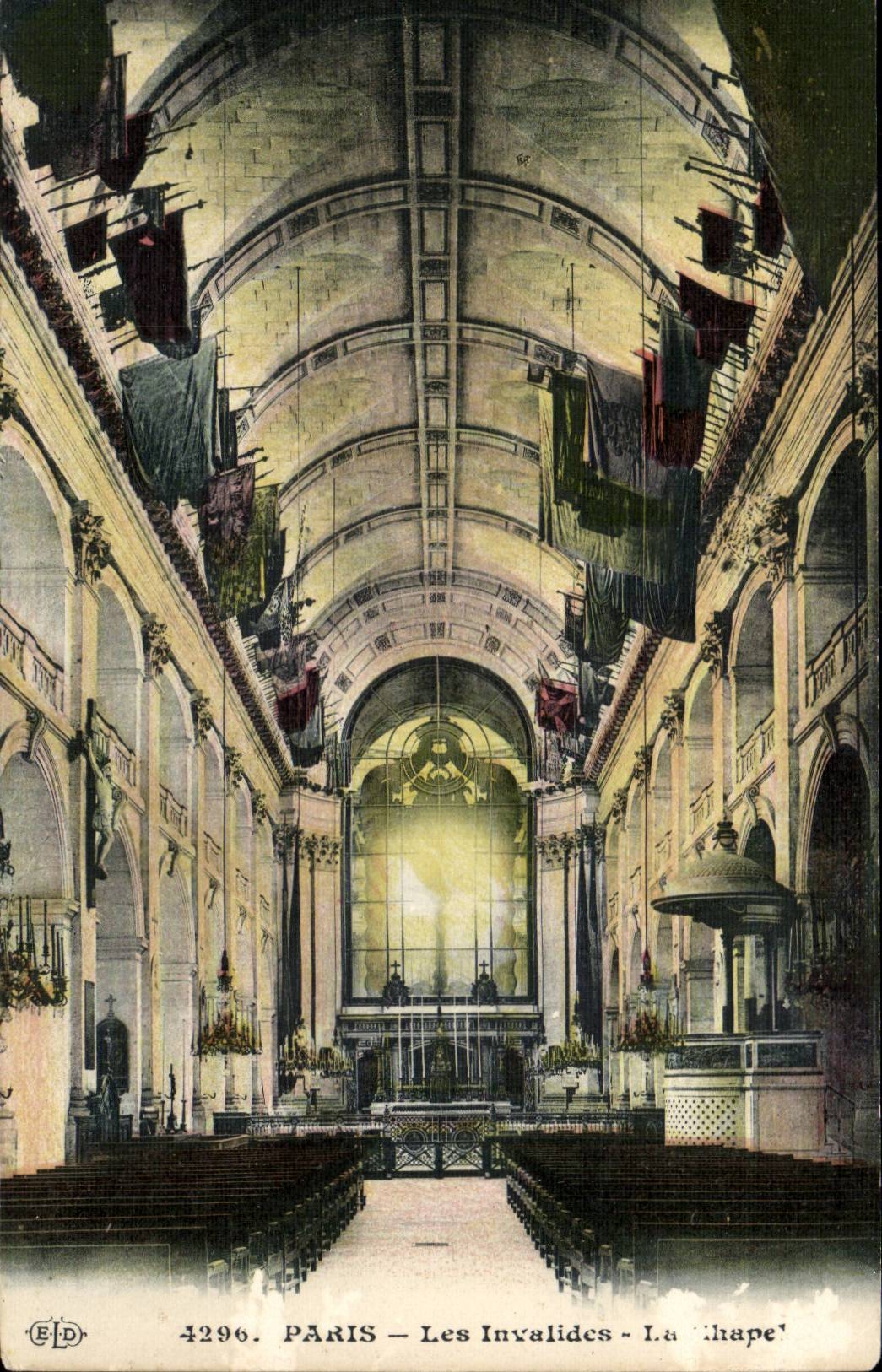 Paris CPA Invalides the vault