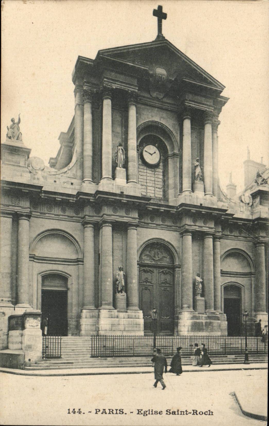 Paris CPA Eglise Saint Roch