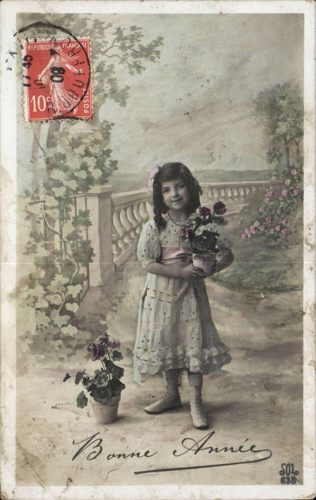 CPA Fantasy Child Happy New Year